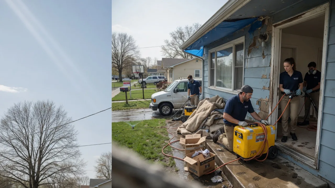Basement Flood Cleanup in Martinsville, MO near me